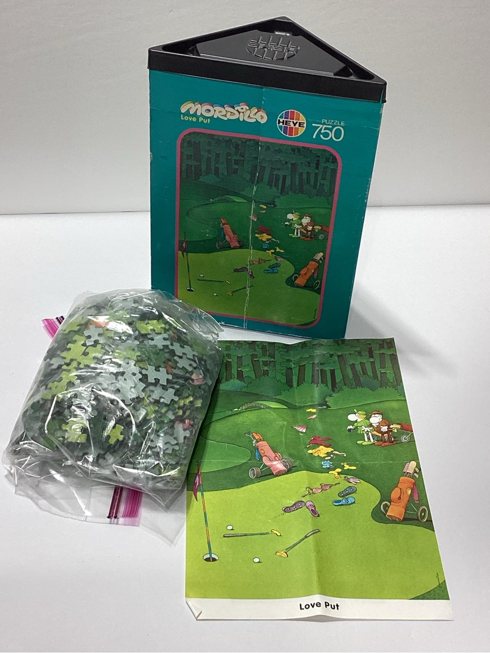 MORDILLO 750-Piece Puzzle Love Put #8597 Vintage